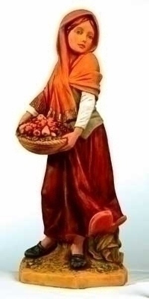 Shepherdess Rachel nativities Sculptures large catholic church statue